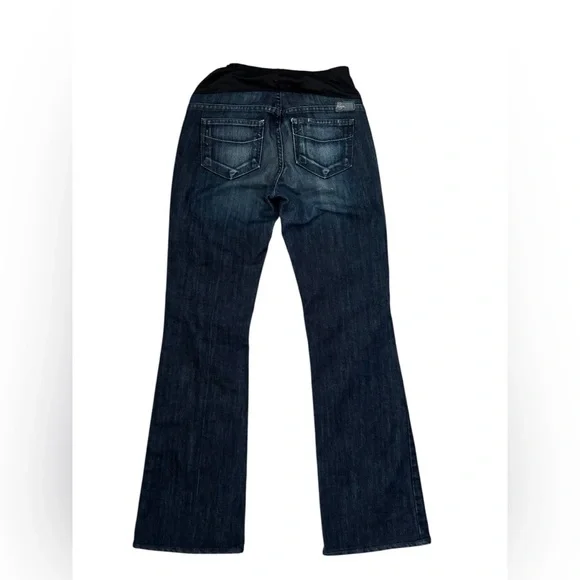 Paige Denim Maternity Laurel Canyon Maternity Low Rise Bootcut Jeans size 26 - Picture 5 of 10